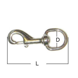 Carabiners Swivel head mod. for "Reins"