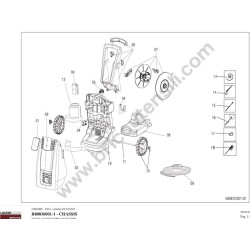 Ricambi Originali Lavor per Idropulitrice RT-HP 1648 TR - Esploso - 1