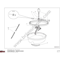Ricambi Originali Lavor per Idropulitrice RT-HP 1648 TR - Esploso - 3