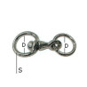 Swivel Shackles-zinc-with two links 