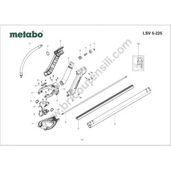 Ricambi Metabo per Levigatrice per Pareti LSV 5-225 - Esploso
