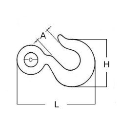 Hoist Hooks Galvanized