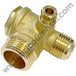 Non Return Valve 3/4" M 1/2" M for Air Compressors ABAC - BALMA - 1