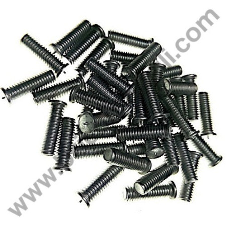 100 pcs Kit Threaded Studs Al M6X20 for Spot Welding Telwin