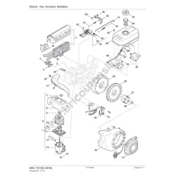 Stiga Spare Parts for Tiller SRC 775 RG - Drawing - 2