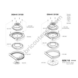 Flex Spare Parts for Sander Giraffe GDE 10 - Drawing - 2