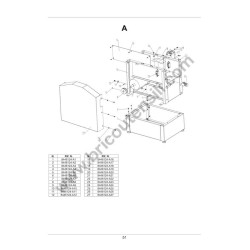 Ricambi per Pialla Filo Spessore FEMI PF 250-600 - Esploso