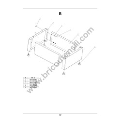 Ricambi per Pialla Filo Spessore FEMI PF 250-600 - Esploso 1