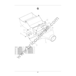 Ricambi per Pialla Filo Spessore FEMI PF 250-600 - Esploso 7