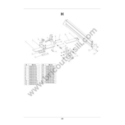 FEMI Spare Parts for Thickness Planer PF 250-600 - Diagram 8