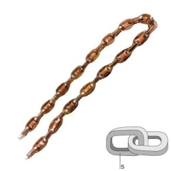 Catena Antifurto con Rivestimento PVC maglia "Quadra"