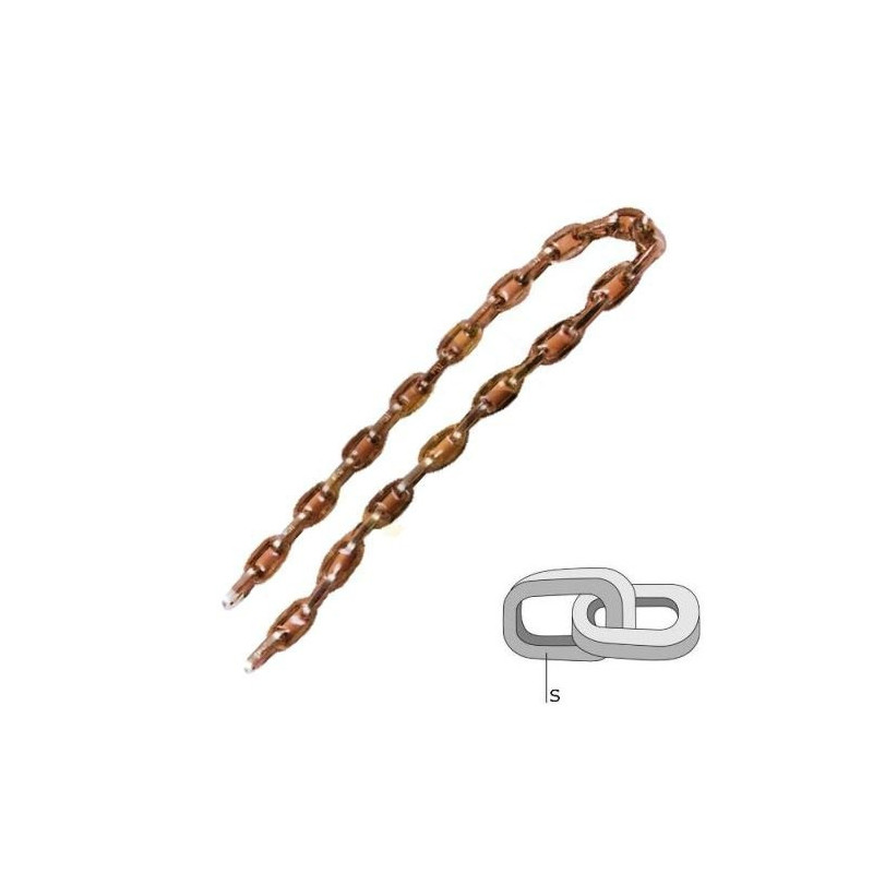 Catena Antifurto con Rivestimento PVC maglia "Quadra"