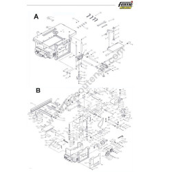 FEMI Parts for Wood Combined Machine CM 60-150 - Drawing