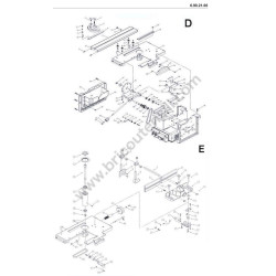 FEMI Parts for Wood Combined Machine CM 60-150 - Drawing 2