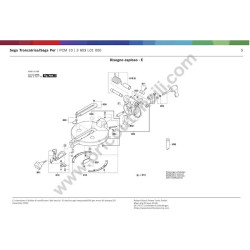 Bosch Parts for Compound Mitre Saw PCM 10 - Drawing 1