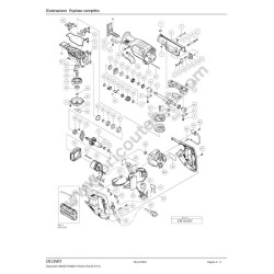 Hitachi Spare Parts for Reciprocating Saw CR13VEY - Drawing