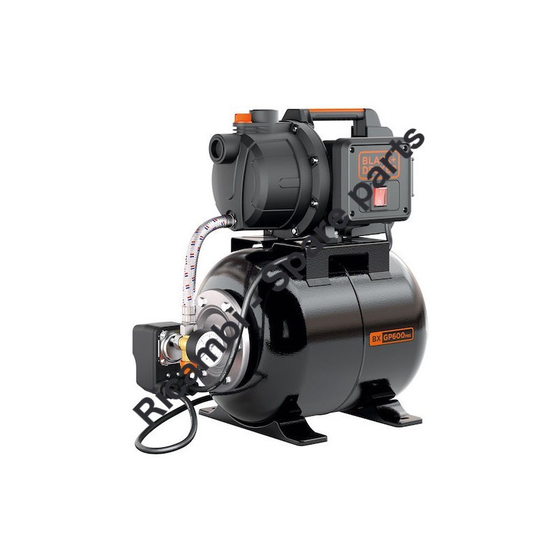 Black&Decker Parts for Self-Priming Pump BXGP600PBE