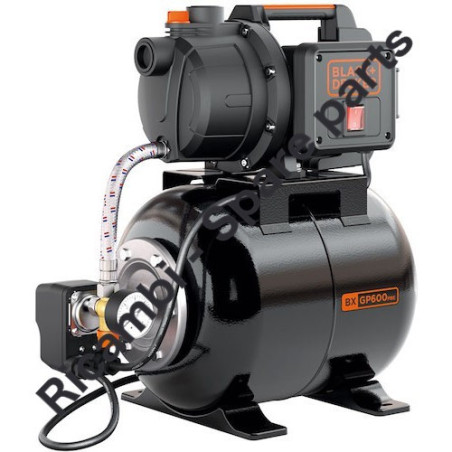 Black&Decker Parts for Self-Priming Pump BXGP600PBE