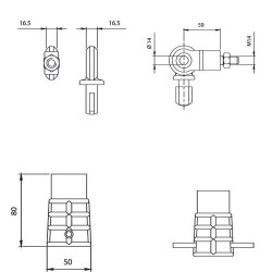 Accessori per Lucchetti da Serranda con ancoraggio a Terra