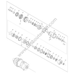 Ricambi Makita per Avvitatore ad Impulsi BTP131 - Esploso 1