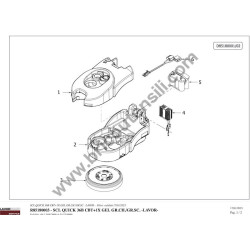 Lavor Pro Original Parts for Floor Scrubber Drier SCL QUICK 36B CBT - Diagram