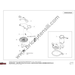 Lavor Pro Original Parts for Floor Scrubber Drier SCL QUICK 36B CBT - Diagram 4