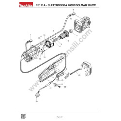 Ricambi Dolmar per Elettrosega ES171A - Esploso 1