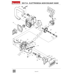 Ricambi Dolmar per Motosega TCS-2801S