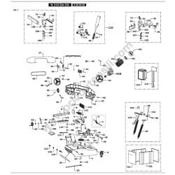 Femi Spare Parts for 230V Band Saw N310 DA DG - Drawing