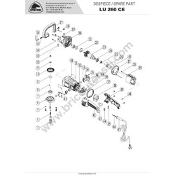 Stayer Parts for POLISHER LU260CE - DRAWING