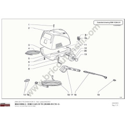 Lavor Original Parts for Pressure Cleaner LKX 55 - Drawing