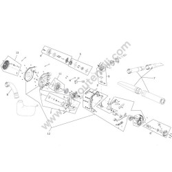 Valex Spare Parts for Catalized Petrol Blower Kibli 30 - Drawing