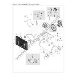 BALMA Spare Parts for Air Compressor NS12/100 CM2 - Compressor package 