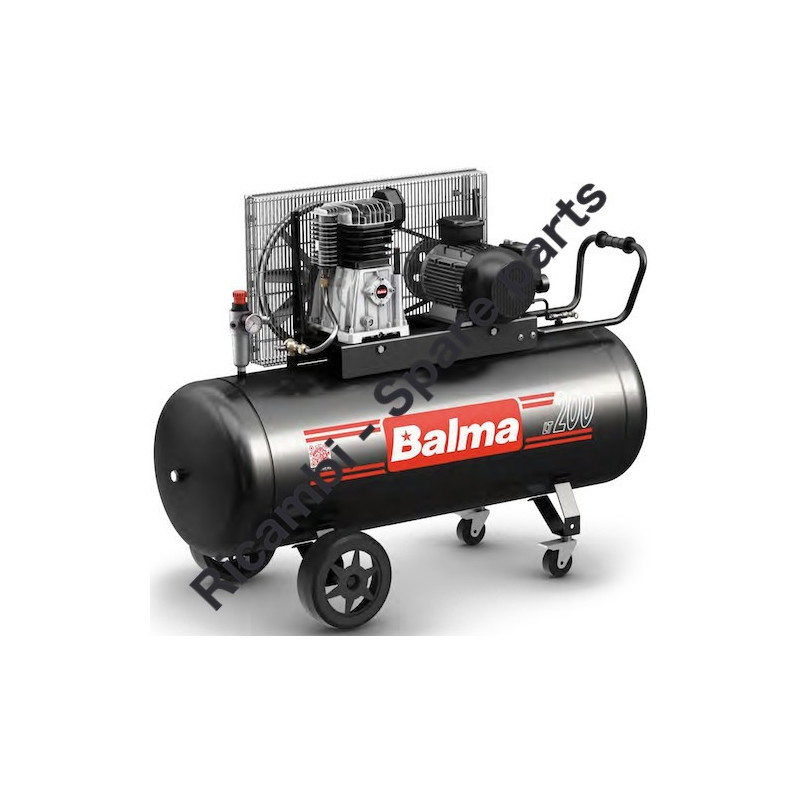 Gruppo Pompante per Compressore a Cinghia A29B BLU