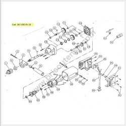 Ricambi Rurmec per Miscelatore EV18E - Esploso
