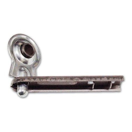 Round supports in galvanized steel with rod