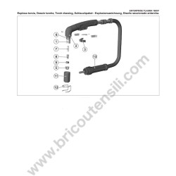 Telwin Spare Parts for Air Plasma Cutting Enterprise Plasma 160 HF - Torche Drawing