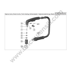 Ricambi Telwin per Taglio Plasma Superior Plasma 90 HF - Esploso Torcia