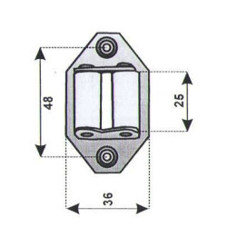 Guide straps horizontal "Vertical Rollers Nylon" for rolling shutters