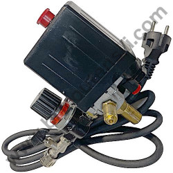 Pressure Gauge Set for Compressor B&D Pratiko 24 - 1