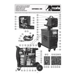Ricambi Telwin per Saldatrici Telmig 251-281-183-203-250