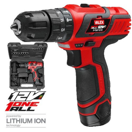 Percussion LITHIUM Cordless Drill Driver P-TAP 12 K1