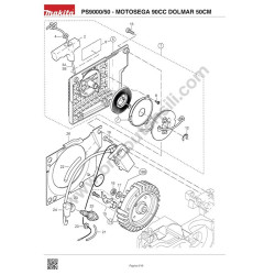 Ricambi Dolmar per Motosega a Scoppio PS9000 - Esploso - 2