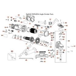 DEWALT DWE4056 Angle Grinder Spare Parts
