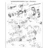 DEWALT D25033K Rotary Hammer Spare Parts - Drawing