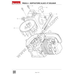 Ricambi Dolmar per Motosega TCS-2801S