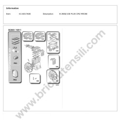 ABAC Air Compressor B 2800-100 PLUS CM2 MEC80 Parts - Drawing Kit