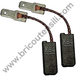Carbon Brush Set for Grinder Flex LK 604