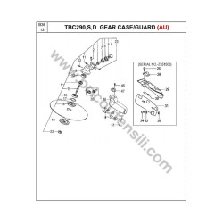 Ricambi Tanaka per Decespugliatore TBC-290 - Esploso 12