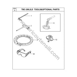 Tanaka Spare Parts for Brushcutter TBC-290 - Drawing 13